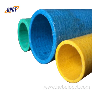 High strength grp fiberglass grey round tube